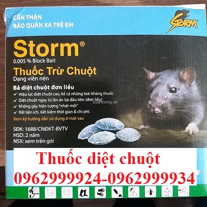 Chúng tôi sử dụng thuốc diệt chuột nhập khẩu sinh học an toàn 